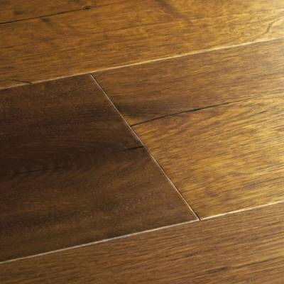 Woodpecker Berkeley Rustic Oak Flooring - 190mm Wide - Burnt Oak (Oiled)