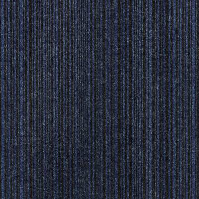 Burmatex Go To Low Carbon Carpet Tiles - Sea Blue Stripe