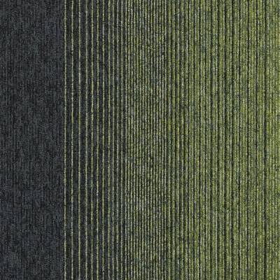 Interface Employ Lines Carpet Tiles - Meadow