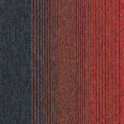 Interface Employ Lines Carpet Tiles - Sunset