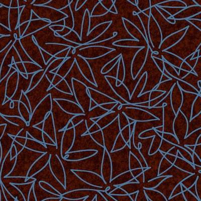 Flotex Vision Floral (2m wide) - Field Cocoa