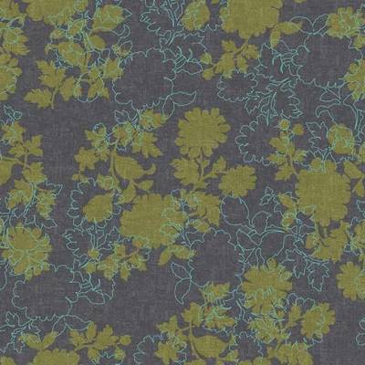 Flotex Vision Floral (2m wide) - Silhouette Mineral