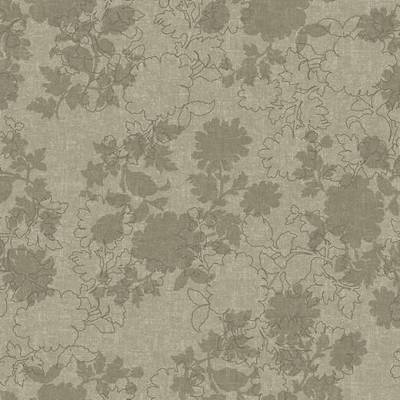 Flotex Vision Floral (2m wide) - Silhouette Moss