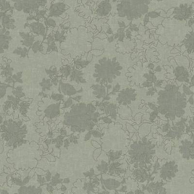 Flotex Vision Floral (2m wide) - Silhouette Mint