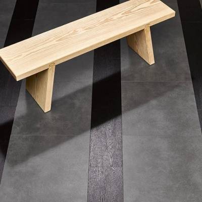 Allura Flex Material Tiles - 50cm x 50cm - Charcoal Concrete