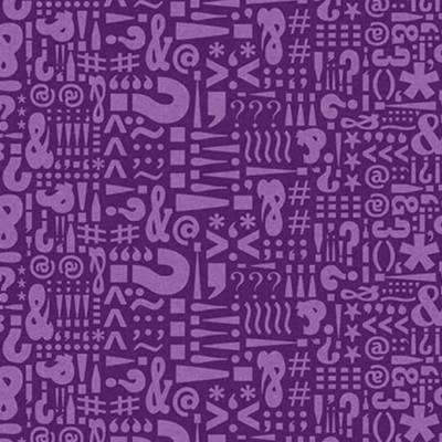 Flotex Vision Shape (2m wide) - Text Lilac