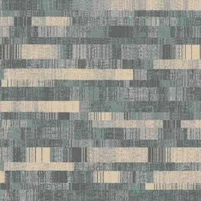 JHS Chepstow Court Commercial Woven Carpet - Blue / Grey Graphic