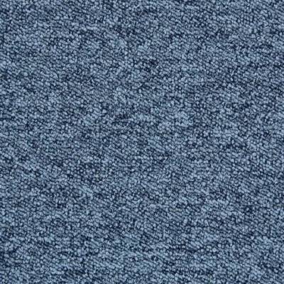 JHS Sprint Plain & Stripe Commercial Carpet Tiles - Ocean