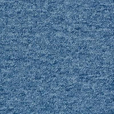 JHS Sprint Plain & Stripe Commercial Carpet Tiles - Cerulean