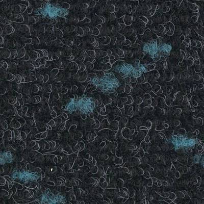 Rawson Laser Light Heavy Duty Carpet Tiles - Black & Aqua