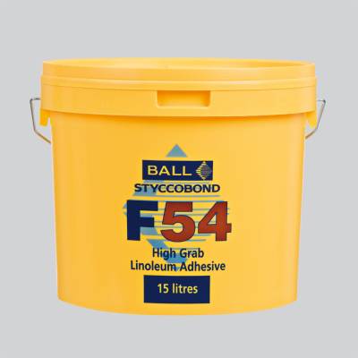 F Ball & Co F54 Marmoleum Adhesive - 15ltr