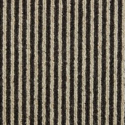 Kingsmead Mineral Pure Wool Carpet - Stripe Jet