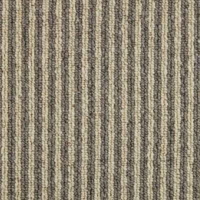 Kingsmead Mineral Pure Wool Carpet - Stripe Mercury