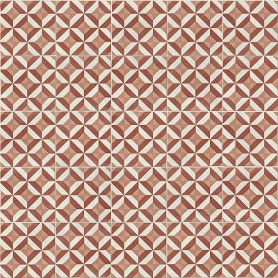 Lifestyle Floors Baroque Geometric Tile Vinyl - Bernini Clay