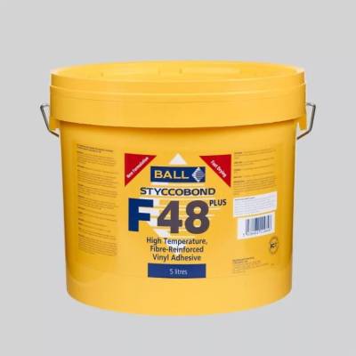 F Ball & Co F48+ High Temperature LVT & Vinyl Adhesive - 5ltr