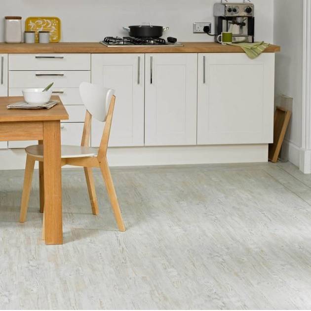 Furlong Flooring Ivory White Stained Brushed & Oiled