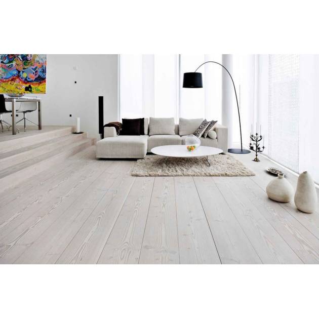 Furlong Flooring Ivory White Stained Brushed & Oiled