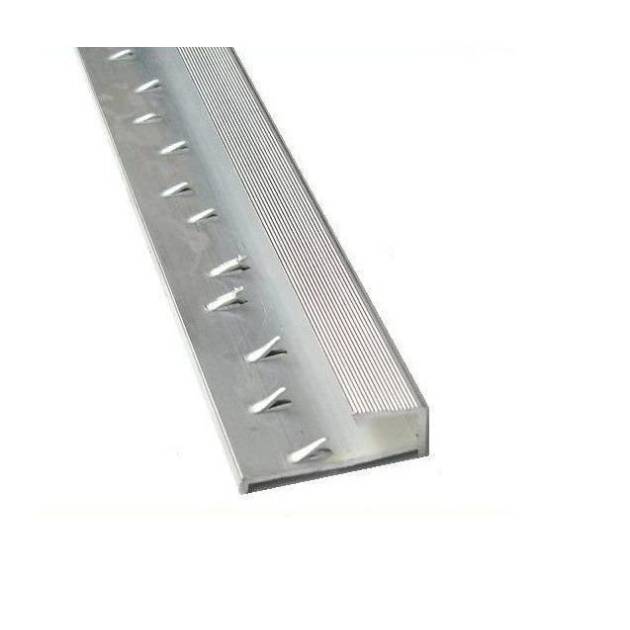 Square Edge Door Bar - Silver (900mm Long)