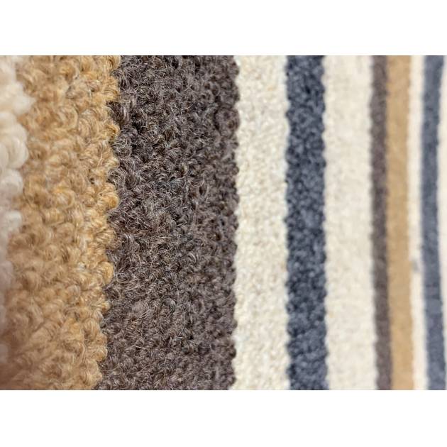 Wool Stripe - Chunky 100% Wool Loop by Remland (2m x 4m)