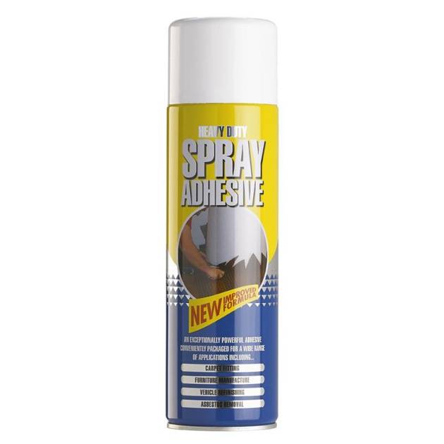 Heavy Duty Premium Spray Adhesive - 500ml Can