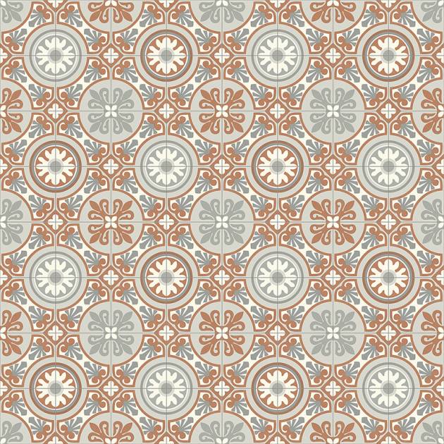 Lifestyle Floors QueensTex Victorian Tile Vinyl