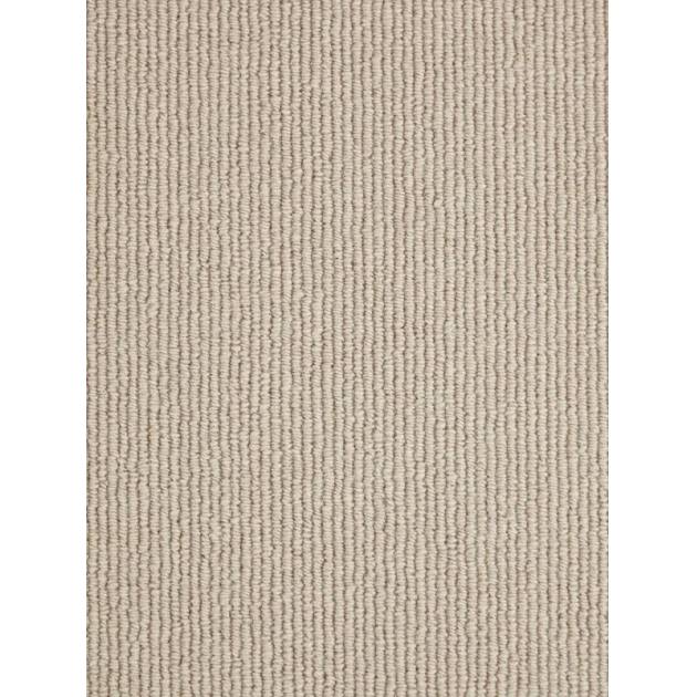 Kingsmead Natural Rib Pure Wool Loop Pile Carpet