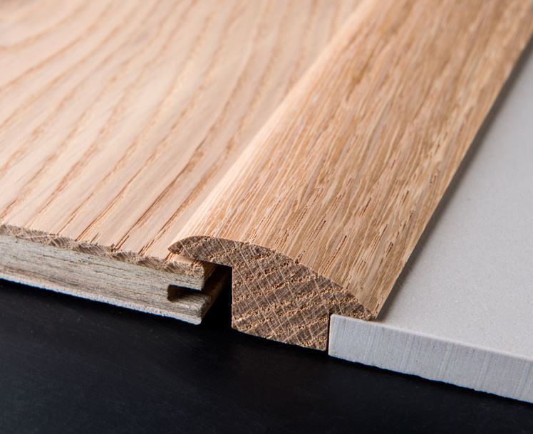 Solid Oak Carpet Tile Reducer 19mm 2, Tile To Wood Transition Strip Uk