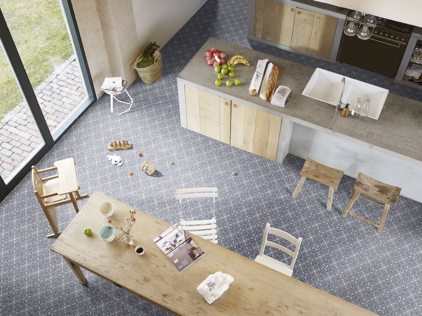 Coventry Victorian Tile Vinyl SPECIAL OFFER